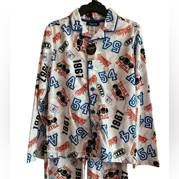 Joe Boxer Pajama Set Large 10/12 NWT
Flame-resistant Sleepwear - Picture 1 of 3